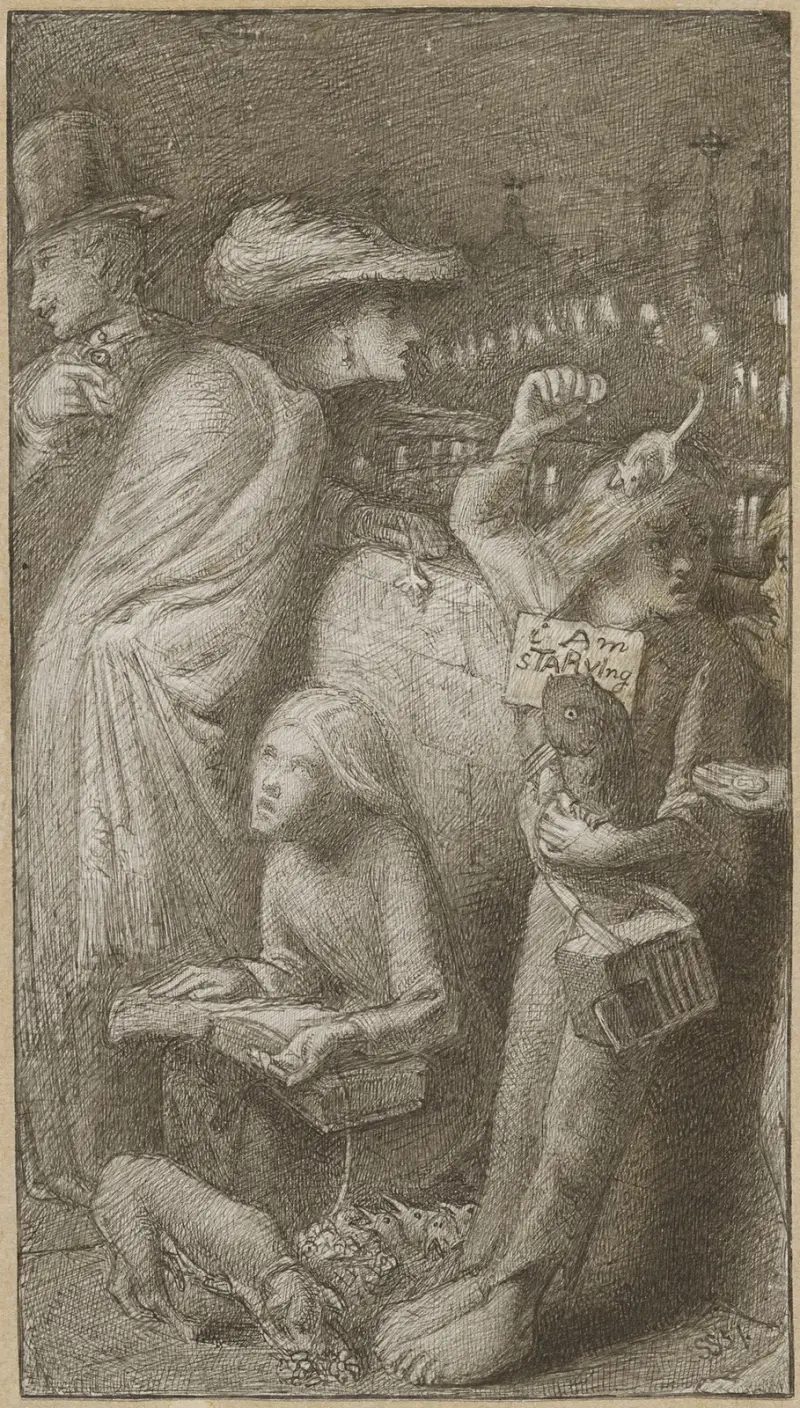 I Am Starving av Simeon Solomon