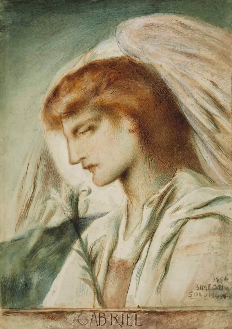 Der Erzengel Gabriel von Simeon Solomon
