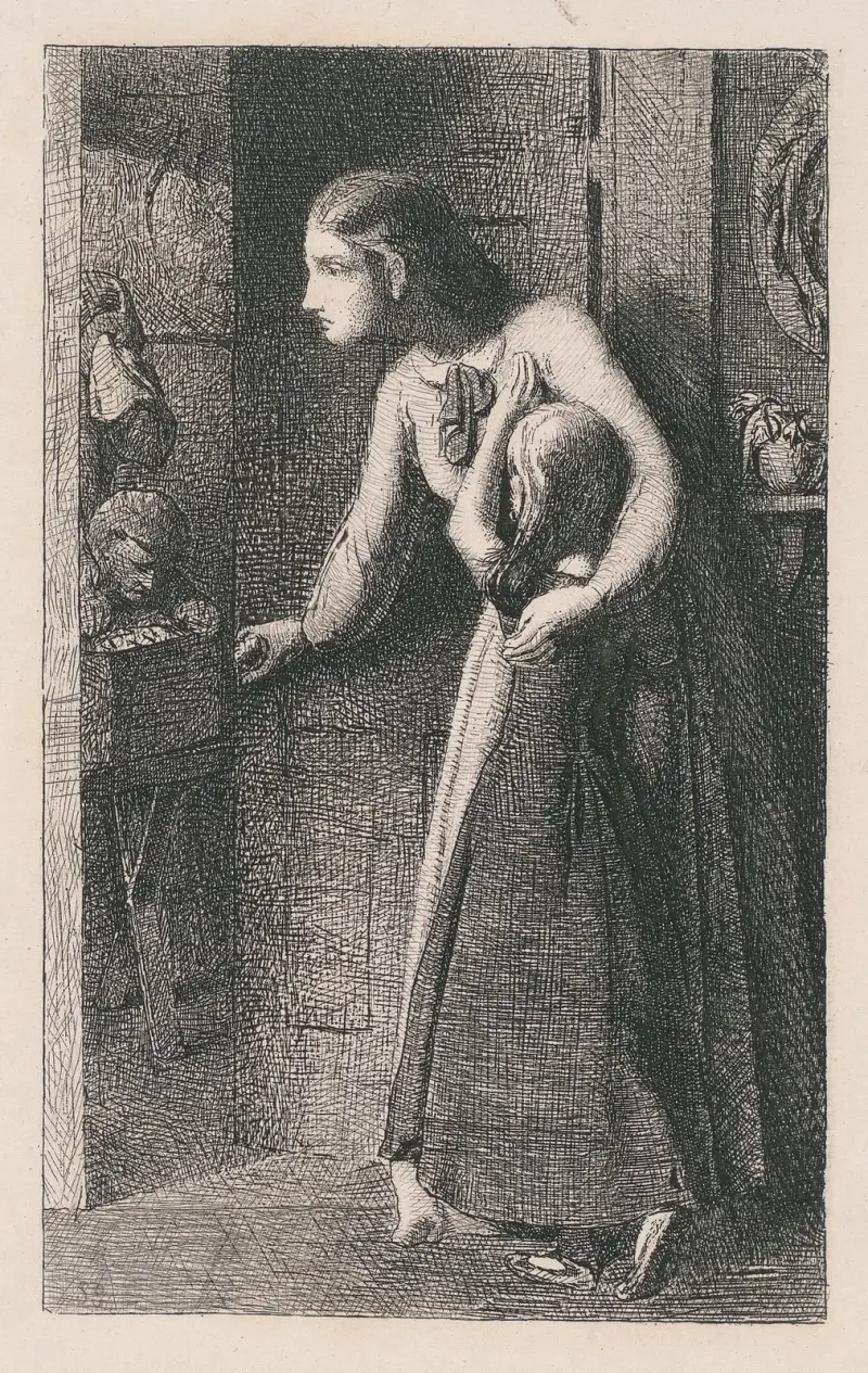 The Haunted House av Simeon Solomon