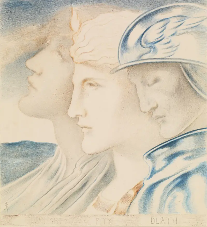 Twilight, Pity and Death av Simeon Solomon