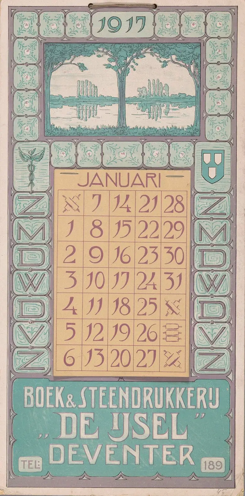 Kalender 1917 von Simon Moulijn
