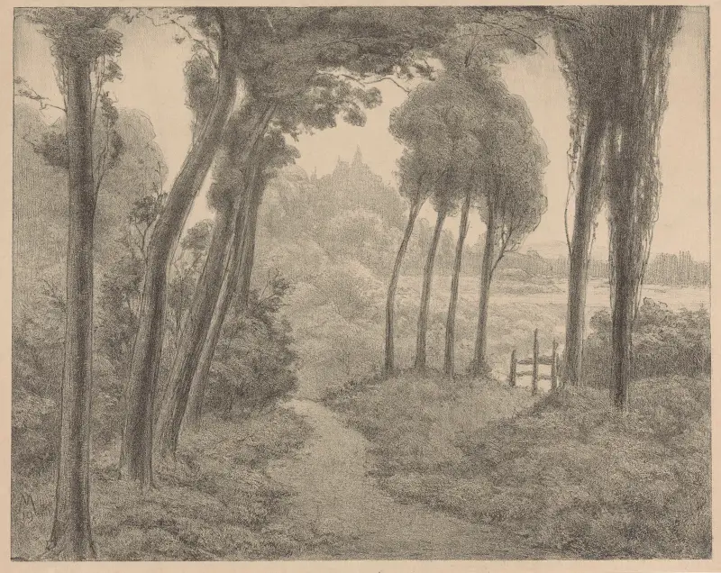 Waldweg von Simon Moulijn