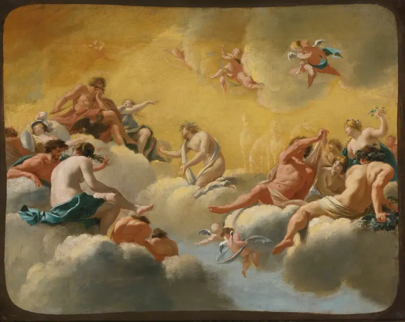 Assembly Of The Gods av Simon Vouet