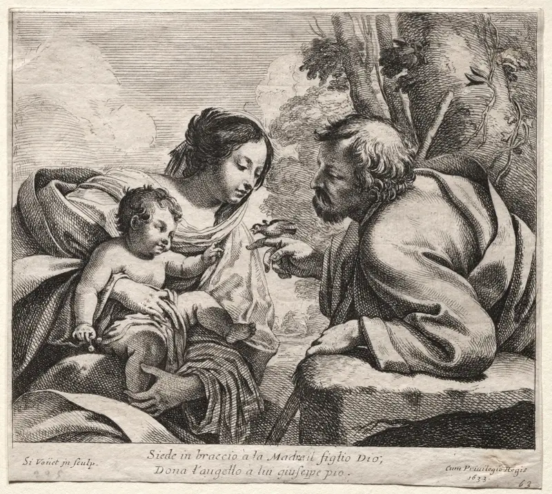 Heilige Familie von Simon Vouet
