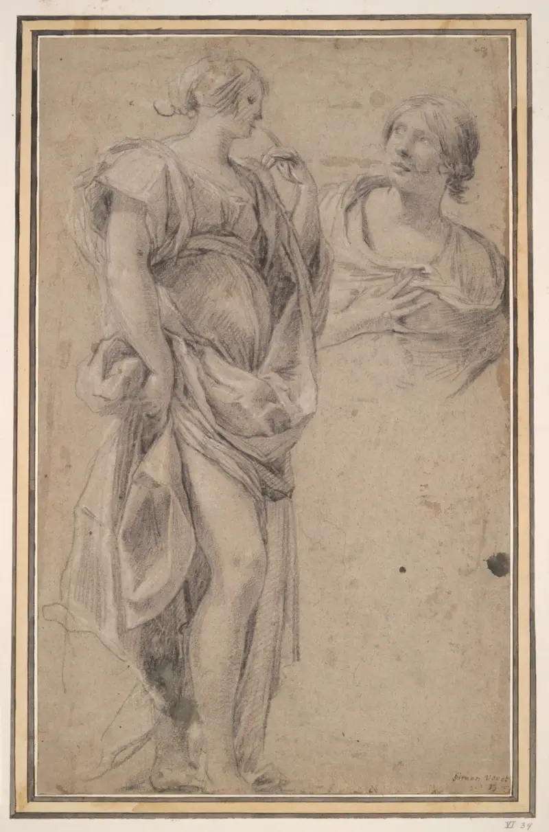 Dvě ženy, Simon Vouet