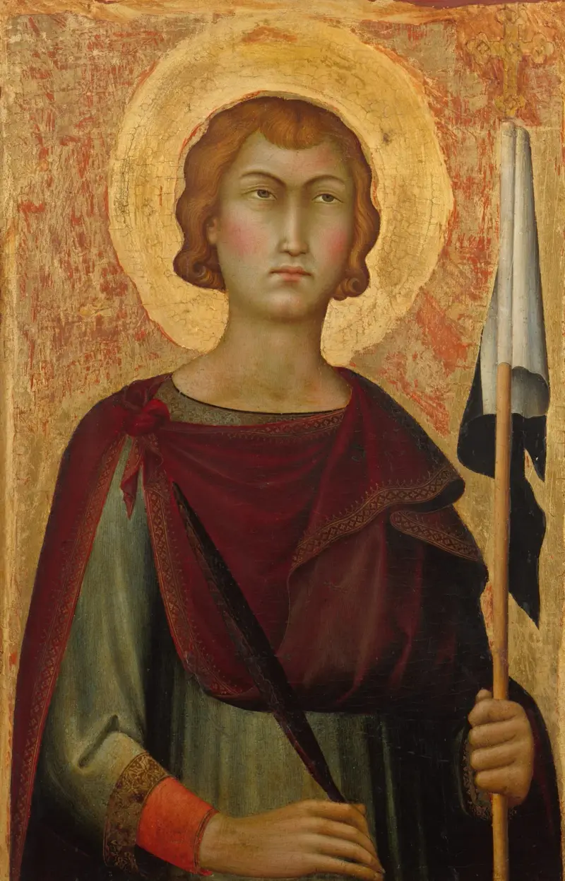 Saint Ansanus av Simone Martini