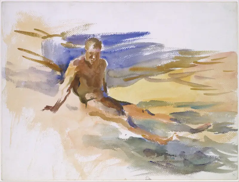 Koupající se, Florida, John Singer Sargent