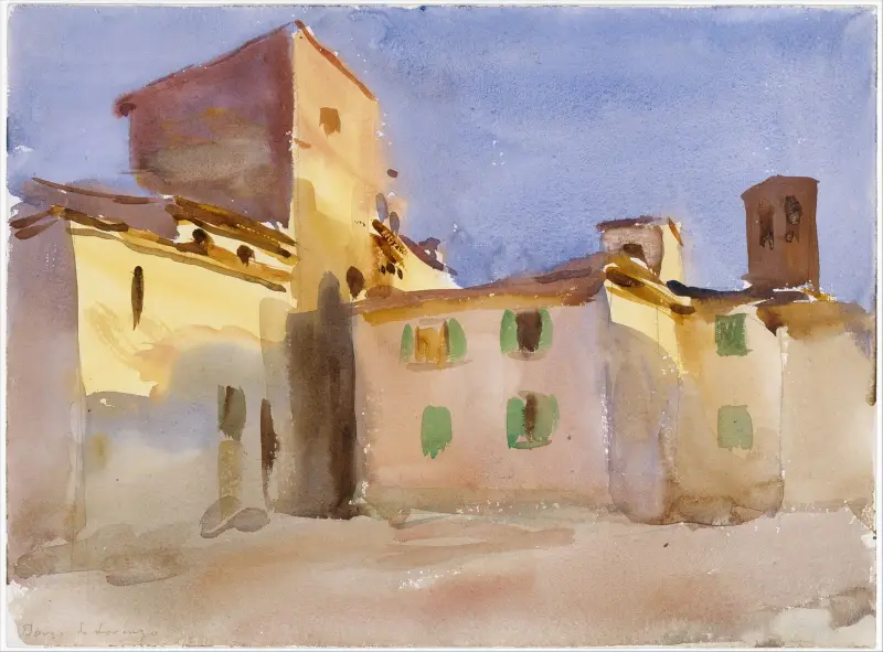 Borgo San Lorenzo, 1910 – Nr. 2, John Singer Sargent