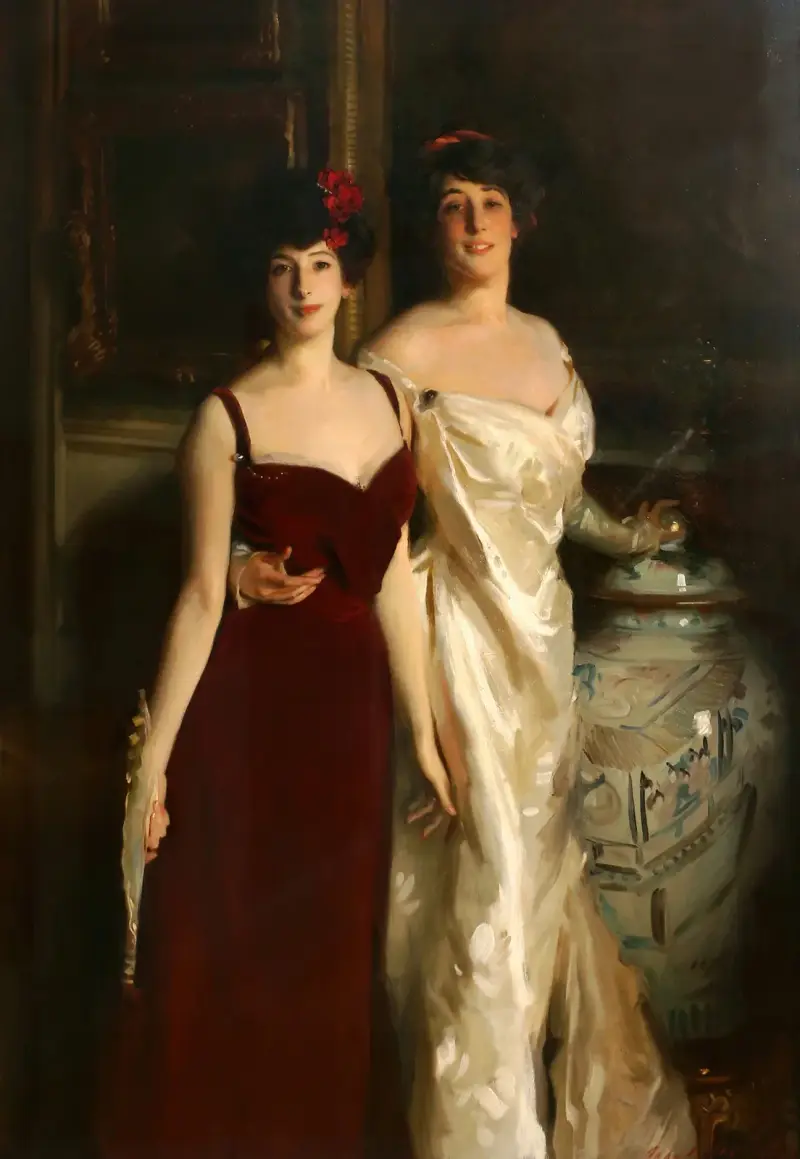 Ena and Betty, daughters of Asher and Mrs. Wertheimer av John Singer Sargent