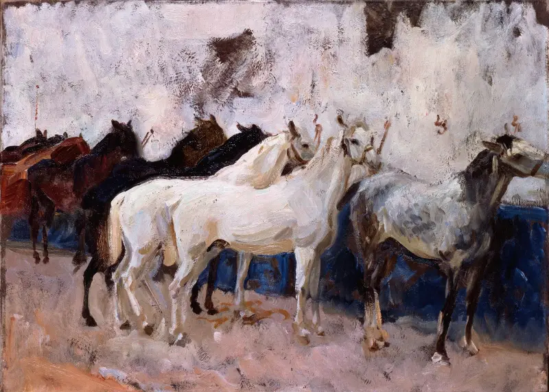 Konie w Palma, John Singer Sargent