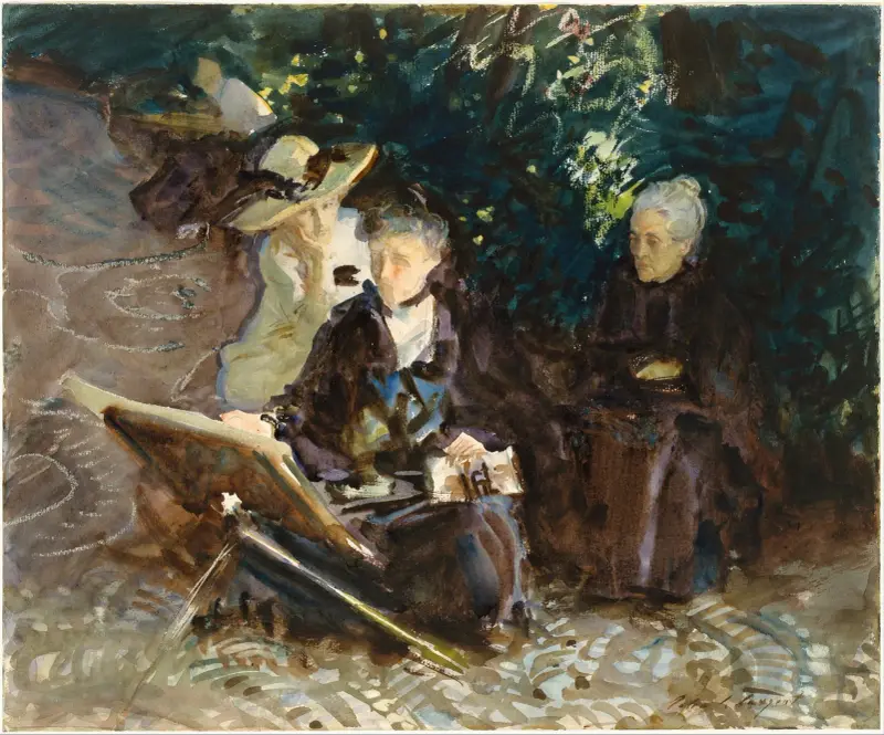 V Generalife, John Singer Sargent