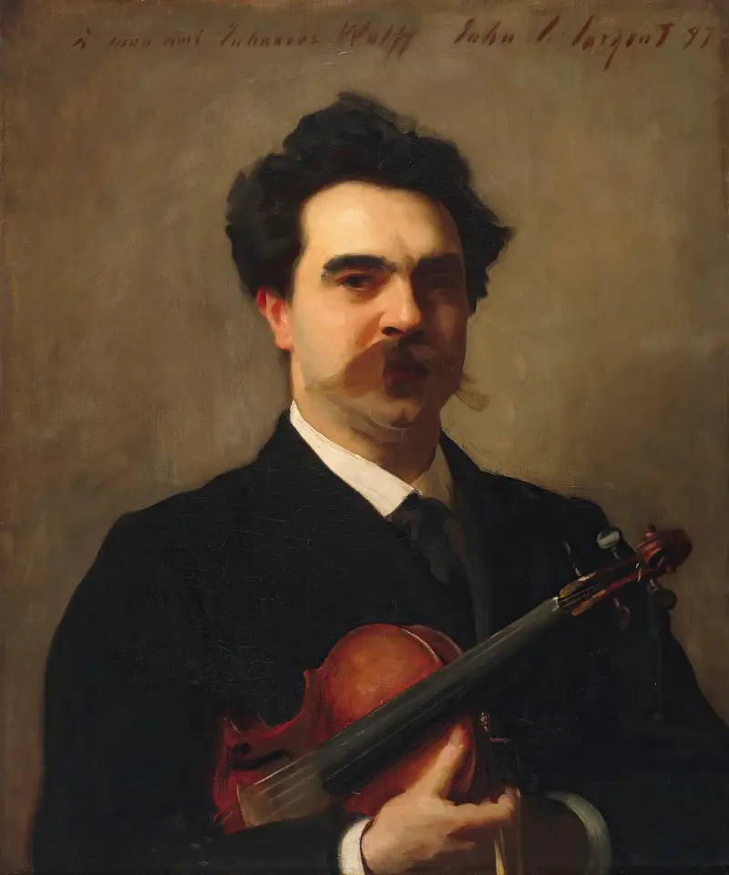 Johannes Wolff (1861–1931), nederländsk violinist av John Singer Sargent