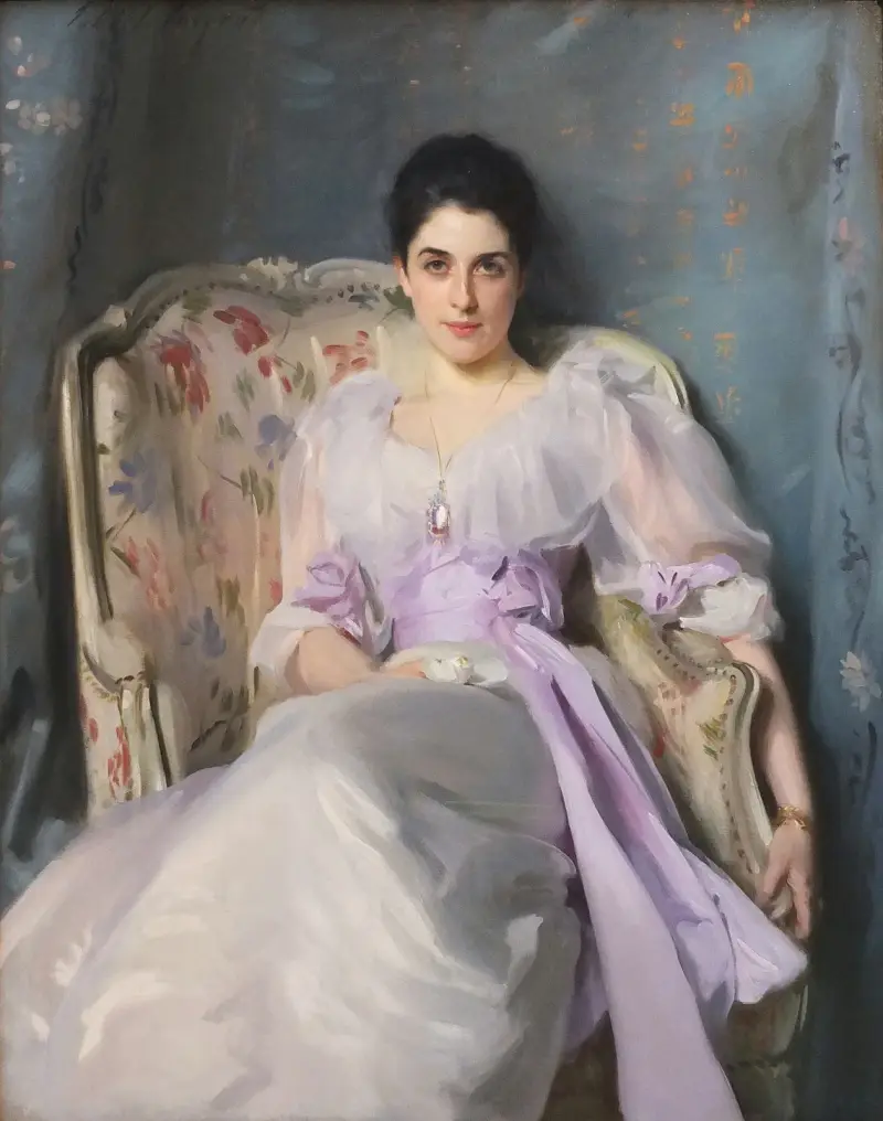 Portrait of Lady Agnew of Lochnaw (1865-1932) av John Singer Sargent