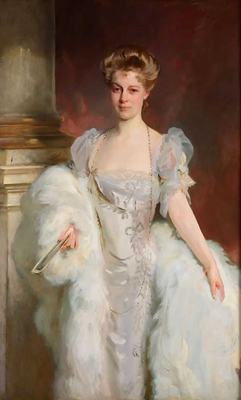 Portrait of Mrs. J.P. Morgan, Jr. (nee Jane Norton Grew, 1868-1925) av John Singer Sargent