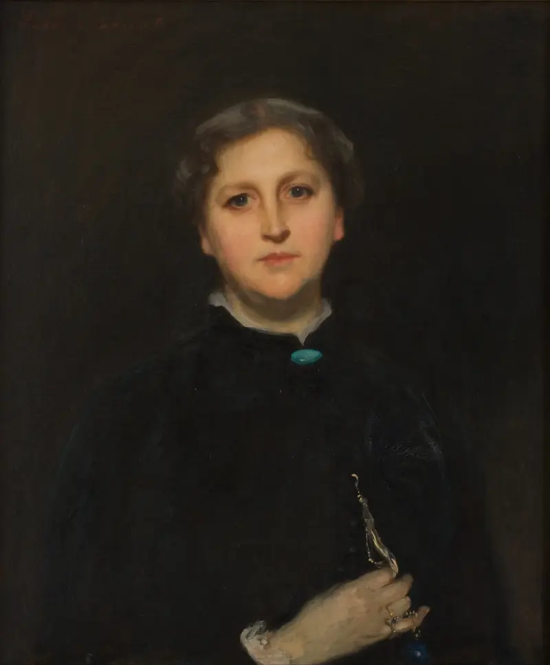 Portrait Of Mrs. Raphael Pumpelly av John Singer Sargent