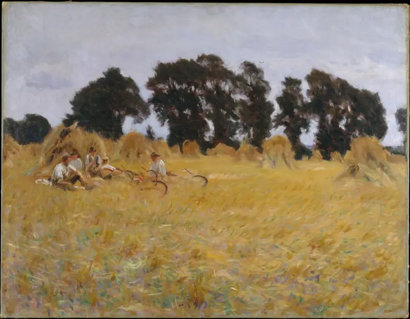 Reapers Resting in a Wheat Field av John Singer Sargent