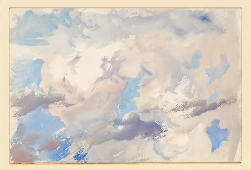 Obloha, John Singer Sargent