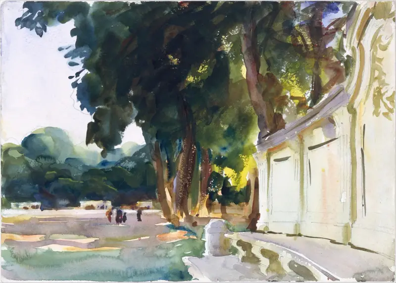 Spanischer Mittag, Aranjuez von John Singer Sargent