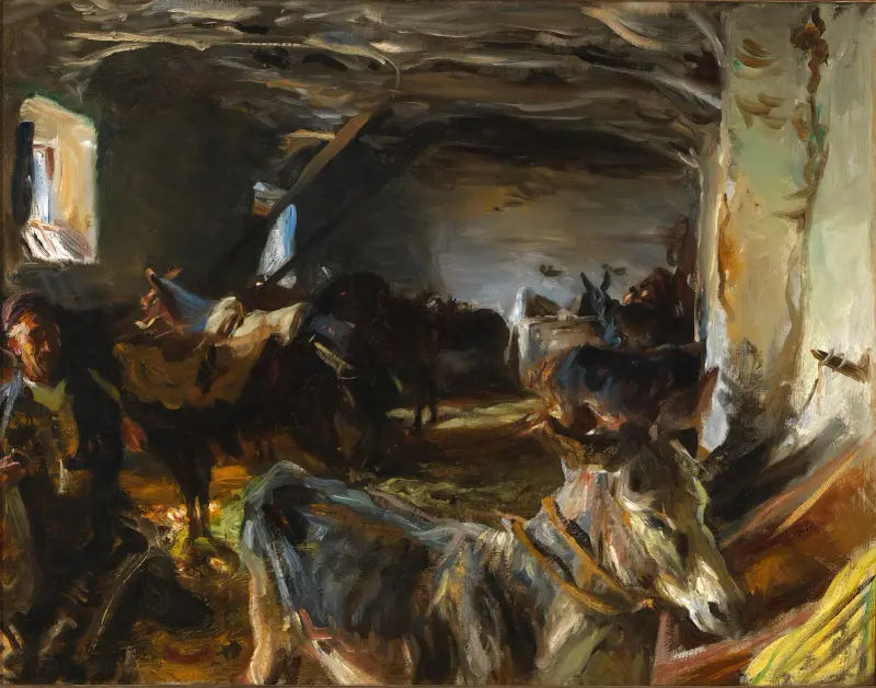 Stajnia w Cuence, John Singer Sargent