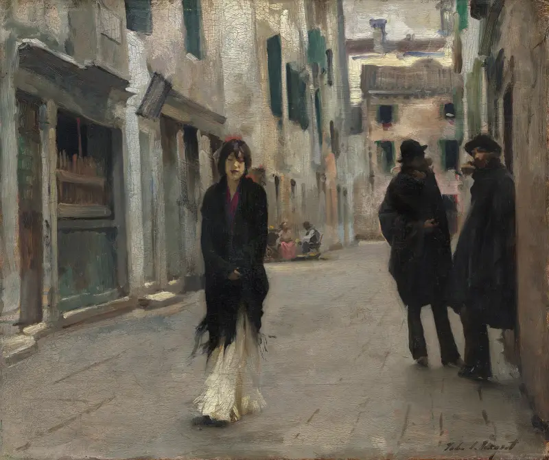 Ulica w Wenecji, 1882, John Singer Sargent