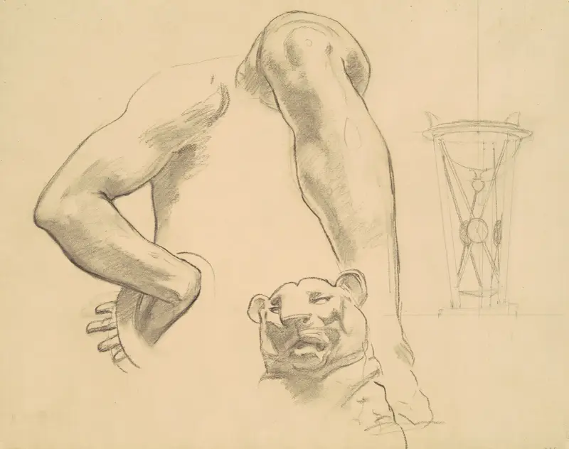 Studies for ‘Classic and Romantic Art’ av John Singer Sargent
