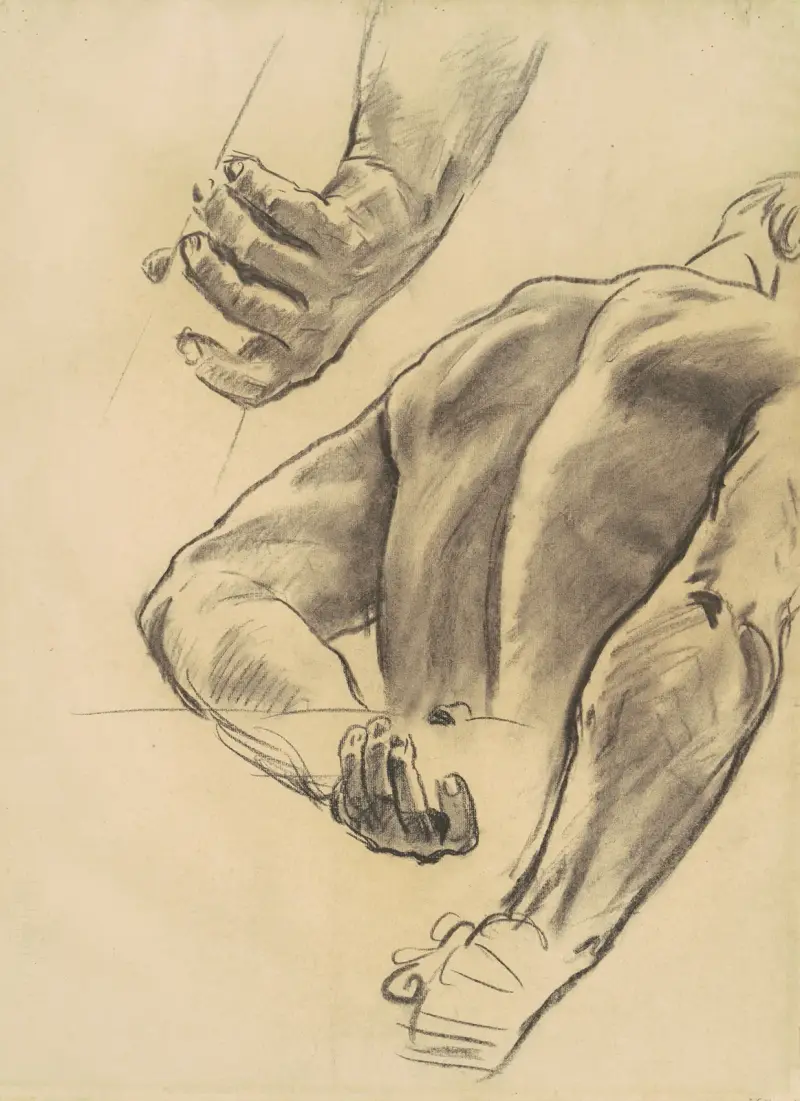 Studie k 'Poslednímu soudu', John Singer Sargent