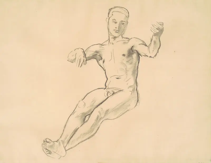 Studie k 'Arionovi', John Singer Sargent