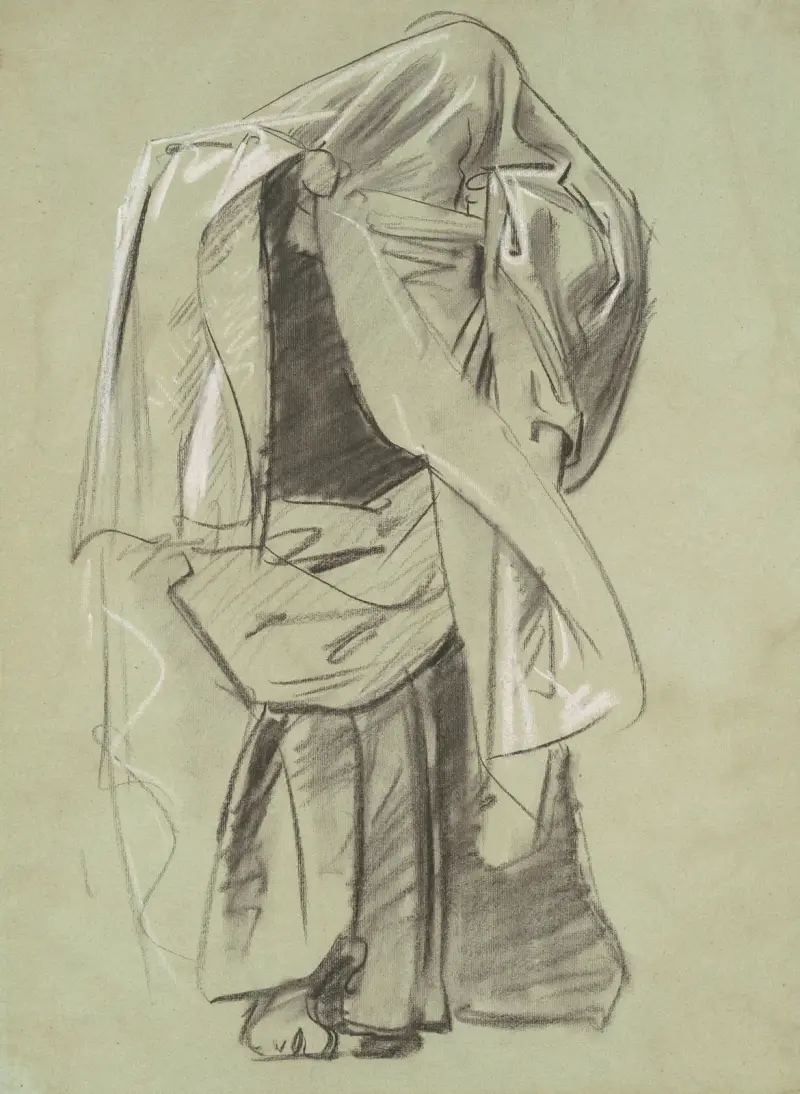 Study for ‘Frieze of Prophets’ av John Singer Sargent