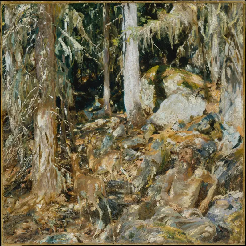 Poustevník (Il solitario), John Singer Sargent