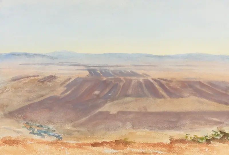 The Plains Of Nazareth av John Singer Sargent