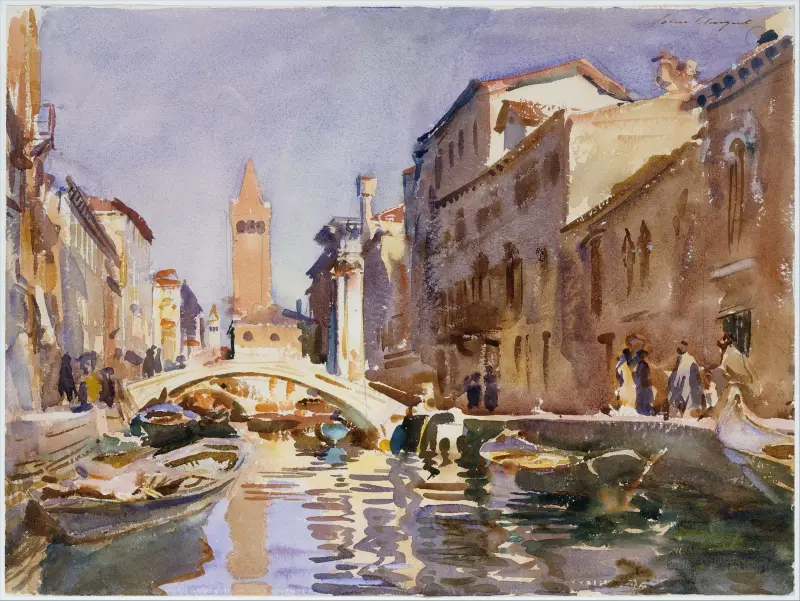 Venedig-Kanal von John Singer Sargent