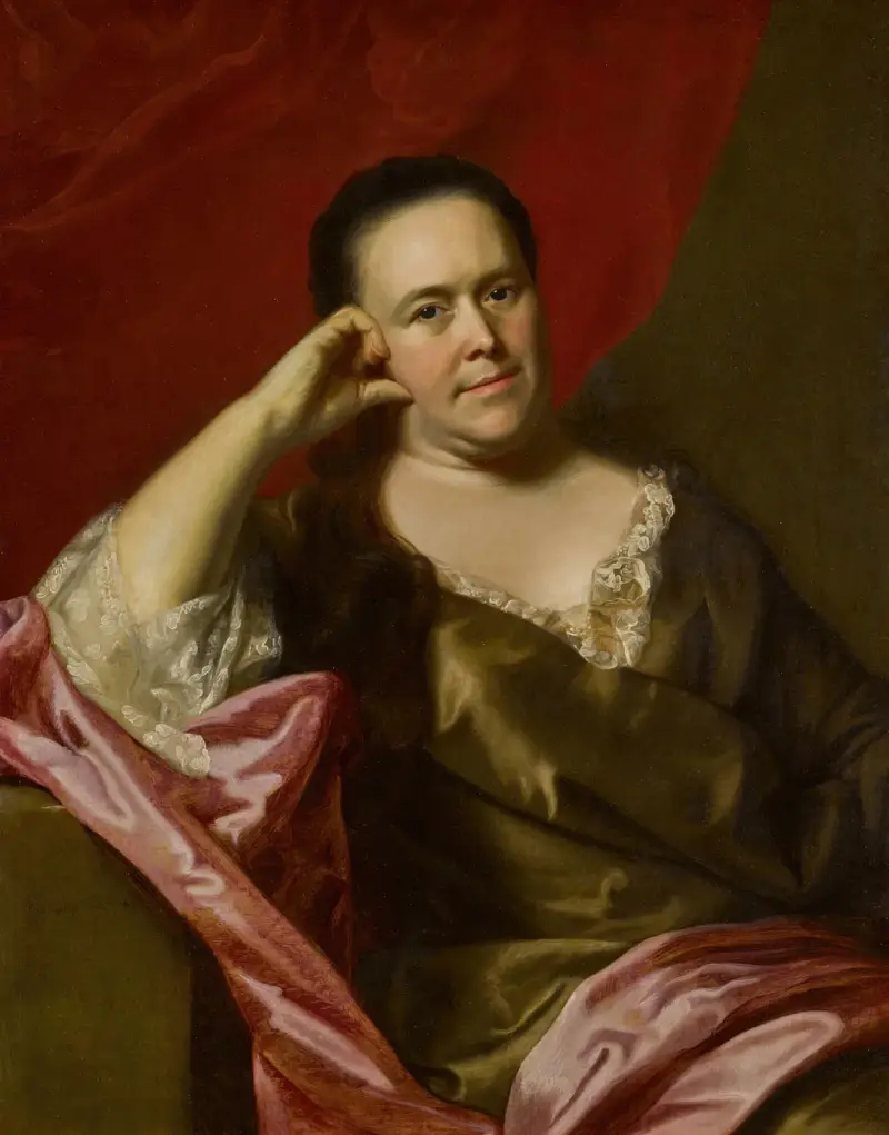 Fru John Scollay (Mercy Greenleaf) av John Singleton Copley