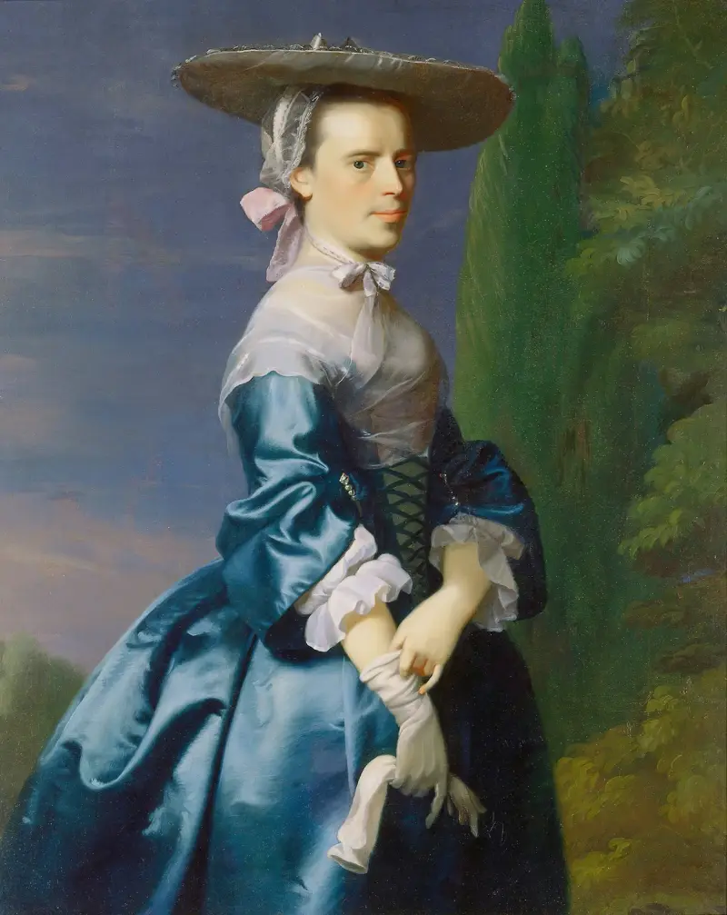 Portrait of Sarah Allen, née Sargent av John Singleton Copley