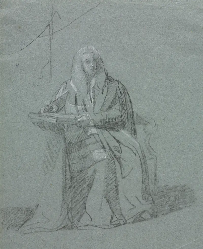 Portrait of William Murray, Earl of Mansfield (1705-1793) av John Singleton Copley