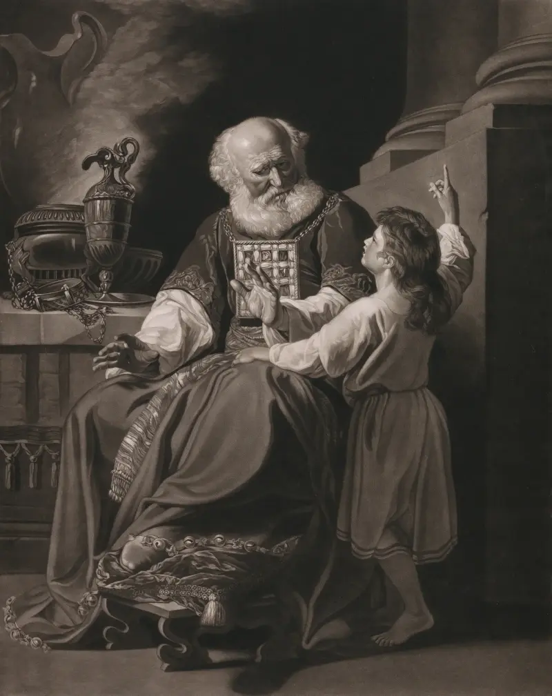 Samuel Declareth to Eli the Judgements of God Upon his House av John Singleton Copley