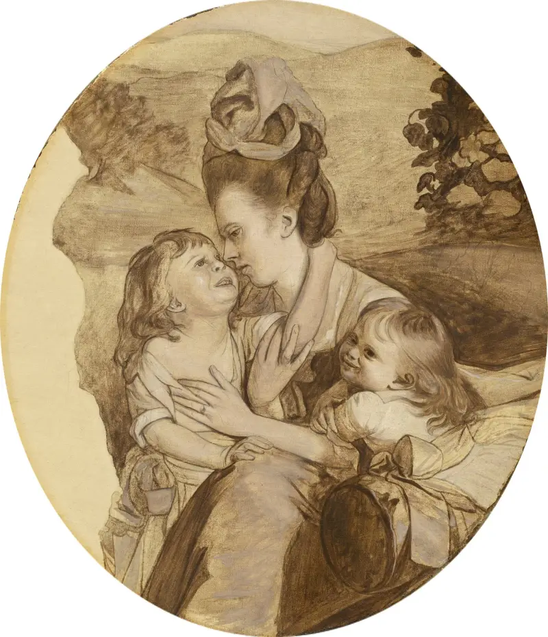 Skiss till familjen Copley av John Singleton Copley