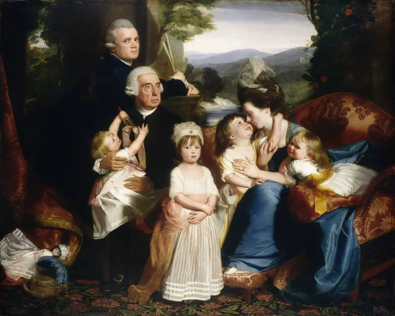 The Copley Family av John Singleton Copley