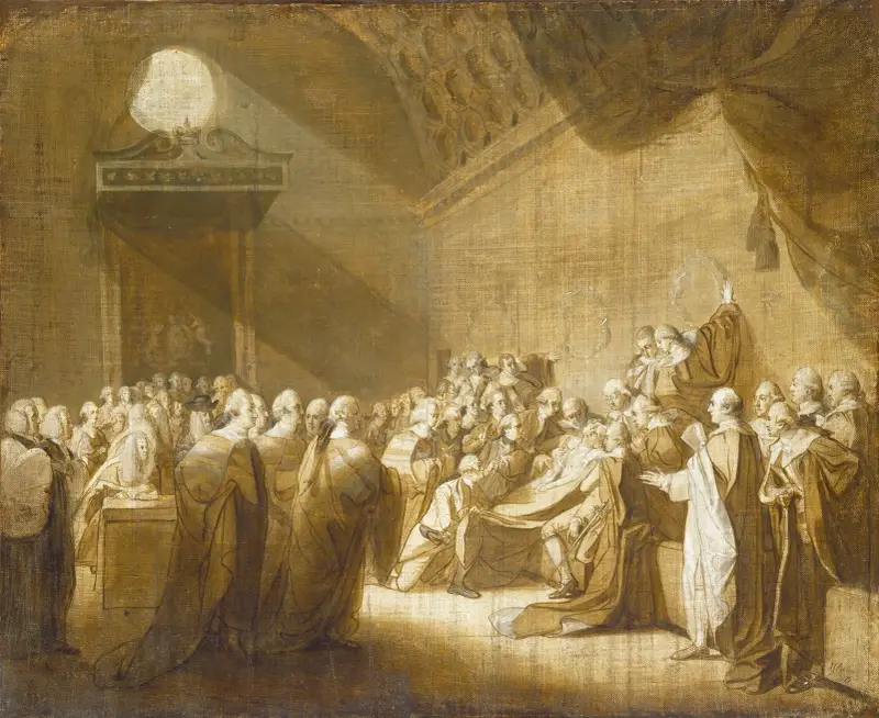 Earlen av Chathams död av John Singleton Copley