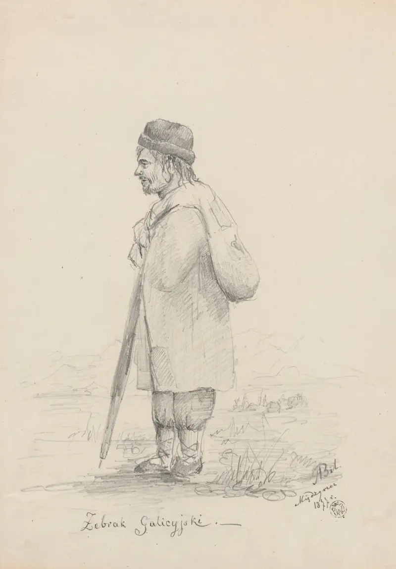 Beggar from Galicia av Anna Bilińska-Bohdanowicz