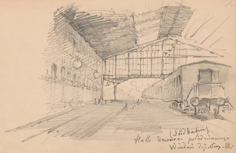 Södra station i Wien av Anna Bilińska-Bohdanowicz