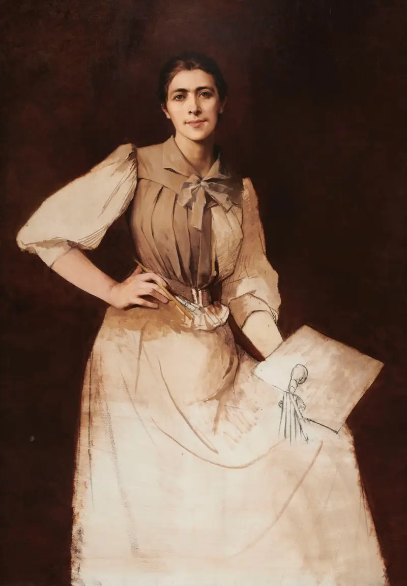 Selbstporträt von Anna Bilińska-Bohdanowicz