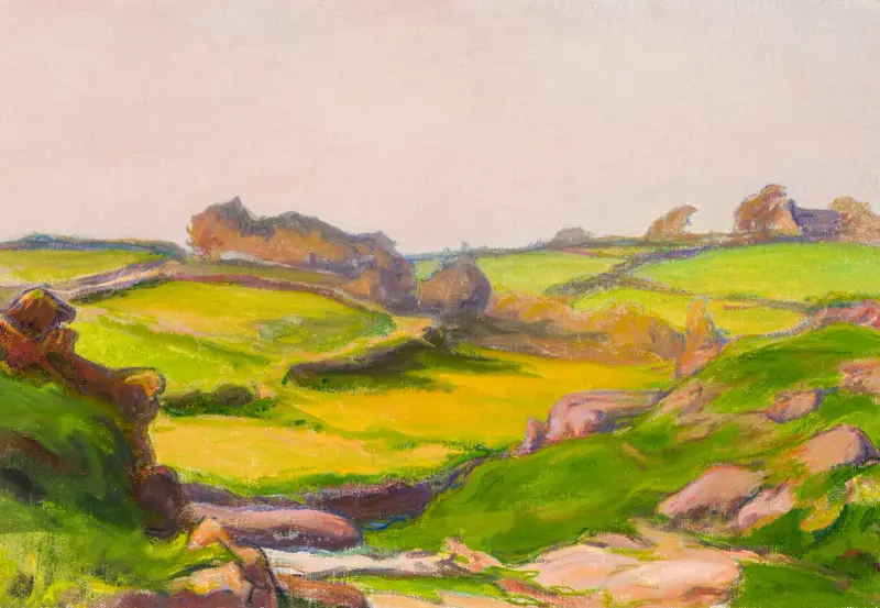 Feld in Janowiec von Władysław Ślewiński