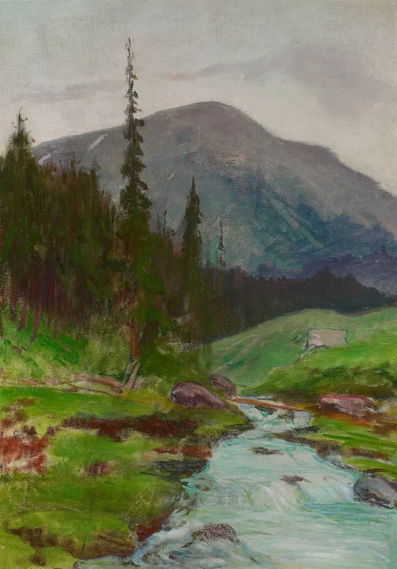 Horská krajina, 1903, Władysław Ślewiński