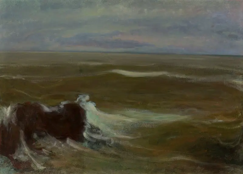 Bewegte See von Władysław Ślewiński