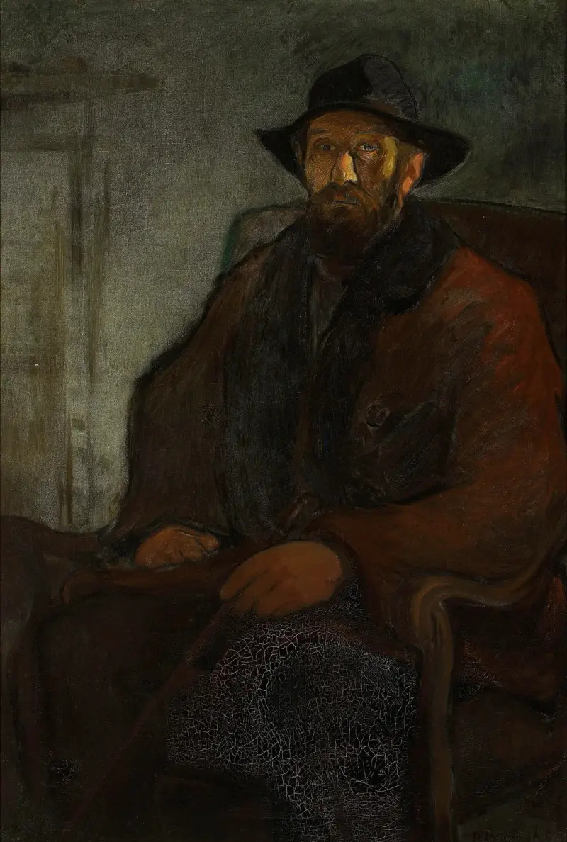 Selbstbildnis von Władysław Ślewiński