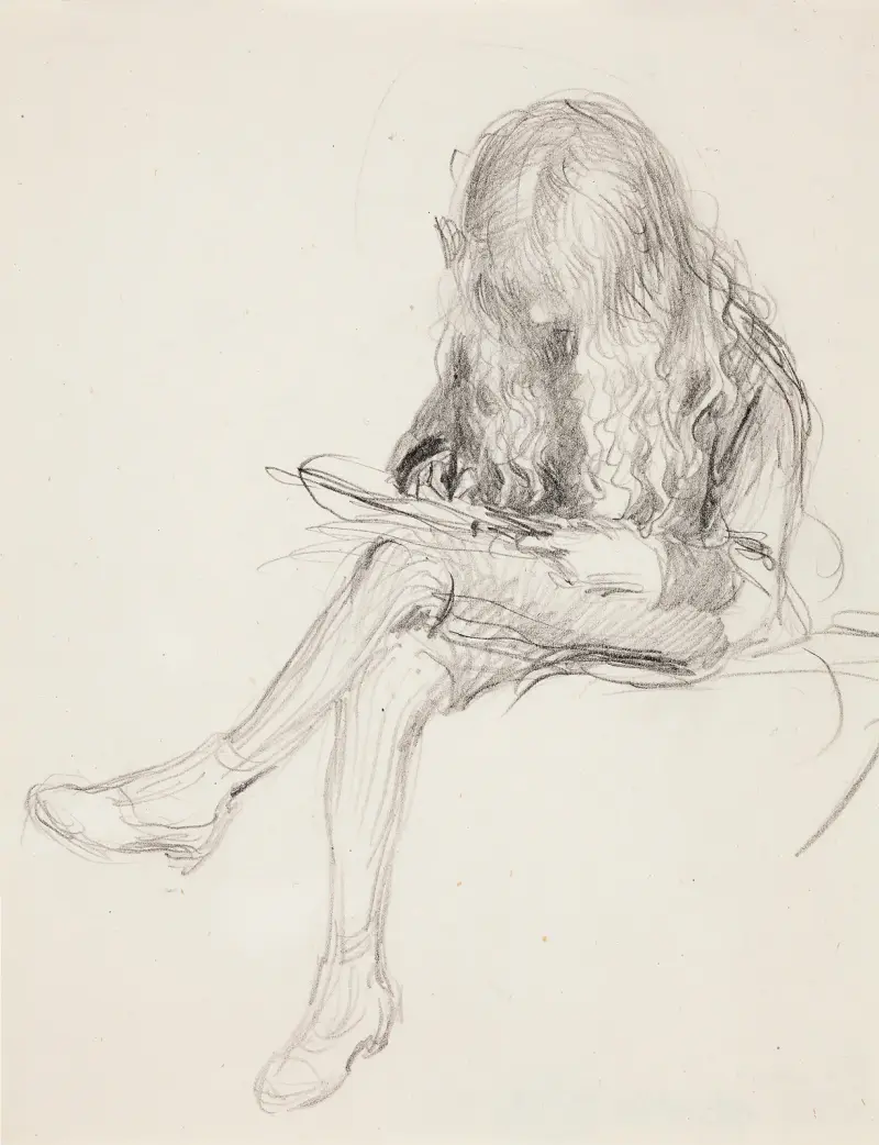 Antti-Zeichnung, 1908 – Nr. 2 von Venny Soldan-Brofeldt