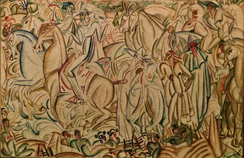 Before the Bullfight av Amadeo de Souza-Cardoso