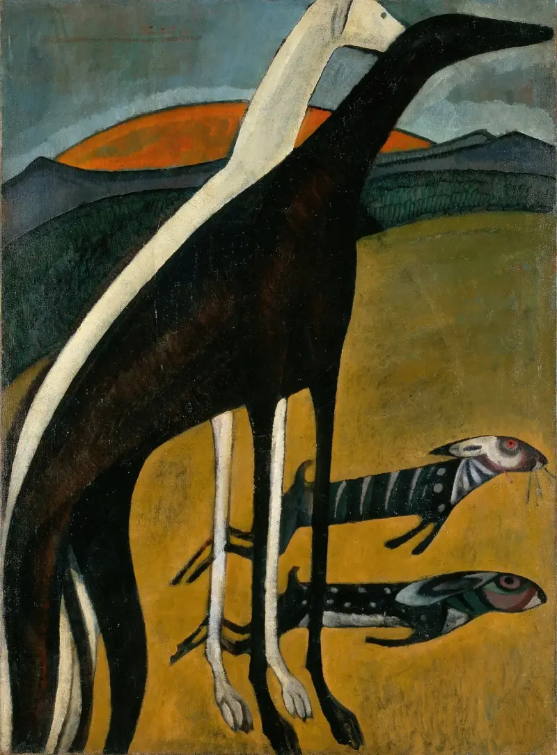 Greyhounds von Amadeo de Souza-Cardoso