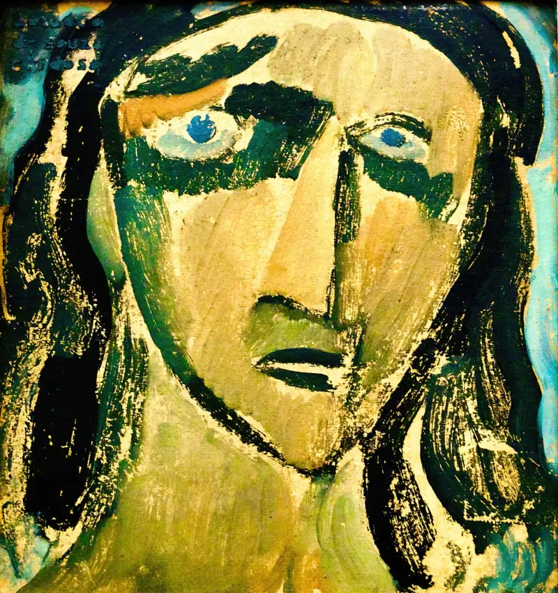 Madwoman Witch -Head av Amadeo de Souza-Cardoso