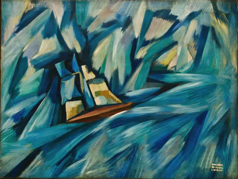 Segelboot von Amadeo de Souza-Cardoso